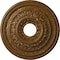 Ekena Millwork Orleans Medallion (Canopies up to 4 5/8"), 17 5/8"OD X 3 5/8"ID X 1 7/8"P, Smokey Topaz Crackle CM17OLSTC - alternate 1